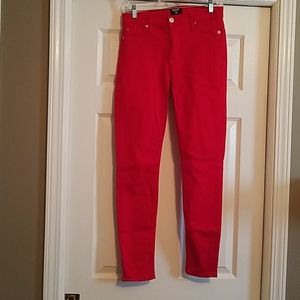 FINAL:Womens Red Hudson Skinny